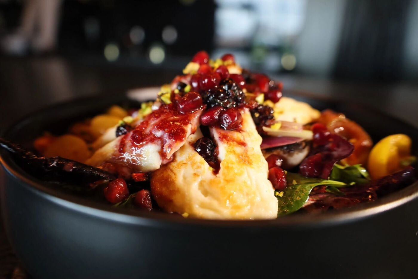 A plated dish from Olé's kitchen
